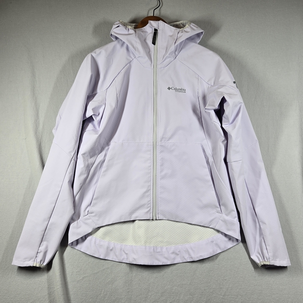 Columbia Titanium Platinum Peak Softshell Jacket Water & Wind Resistant Medium
